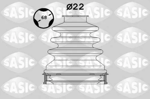 Bellow Kit, drive shaft SASIC 1904027)