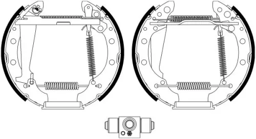 Brake Shoe Set TEXTAR 84044708)