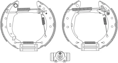 Brake Shoe Set TEXTAR 84048000)