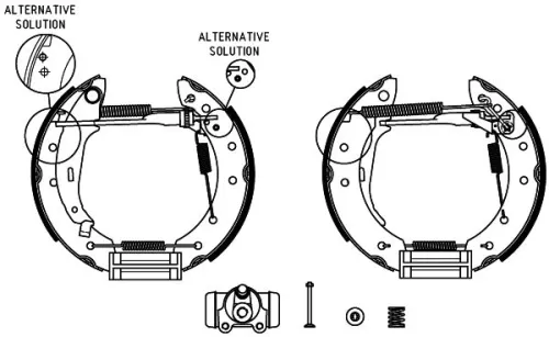 Brake Shoe Set TEXTAR 84048002)