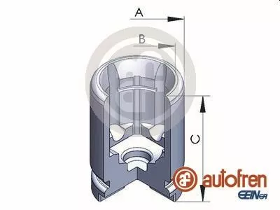 Piston, brake caliper AUTOFREN SEINSA D025233)