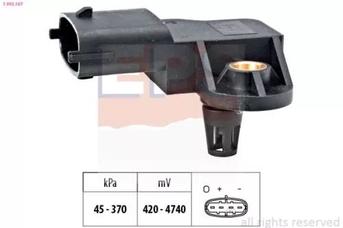 Air Pressure Sensor, altitude adaption EPS 1.993.167)