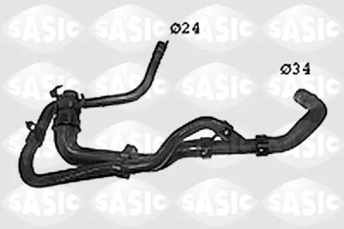Radiator Hose SASIC SWH0485)