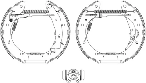 Brake Shoe Set TEXTAR 84052900)