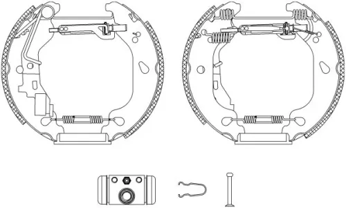 Brake Shoe Set TEXTAR 84054400)