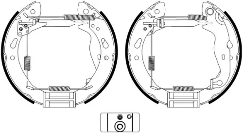 Brake Shoe Set TEXTAR 84069200)