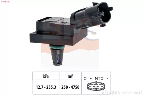 Air Pressure Sensor, altitude adaption EPS 1.993.246)