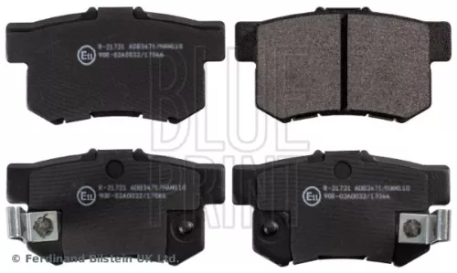 Brake Pad Set, disc brake BLUE PRINT ADH24247)