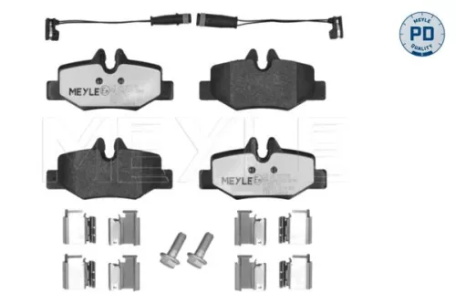 Brake Pad Set, disc brake MEYLE 025 240 0817/PD)