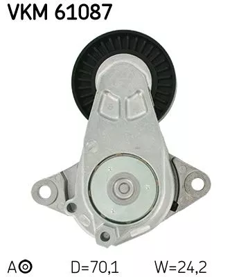 Belt Tensioner, V-ribbed belt SKF VKM 61087)