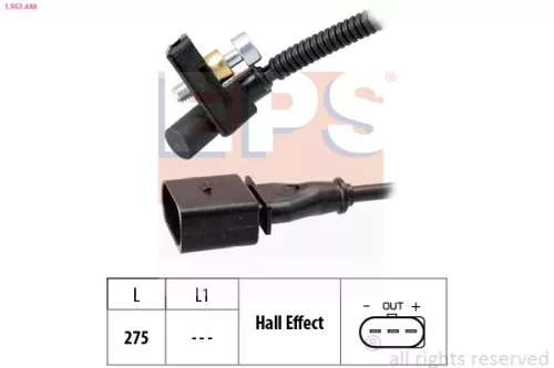 Sensor, crankshaft pulse EPS 1.953.448)