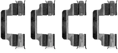 Accessory Kit, disc brake pad TEXTAR 82055400)