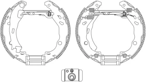 Brake Shoe Set TEXTAR 84061602)