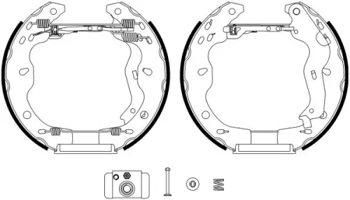 Brake Shoe Set TEXTAR 84067500)