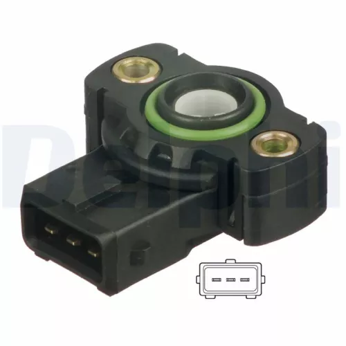 Sensor, throttle position DELPHI SS10562-12B1)