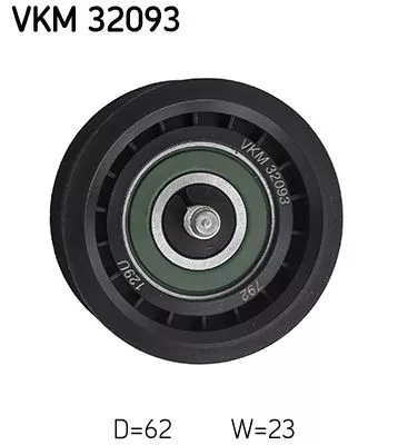 Deflection/Guide Pulley, V-ribbed belt SKF VKM 32093)