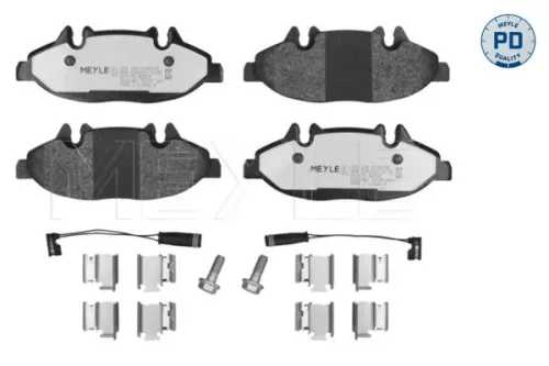 Brake Pad Set, disc brake MEYLE 025 240 0720/PD)