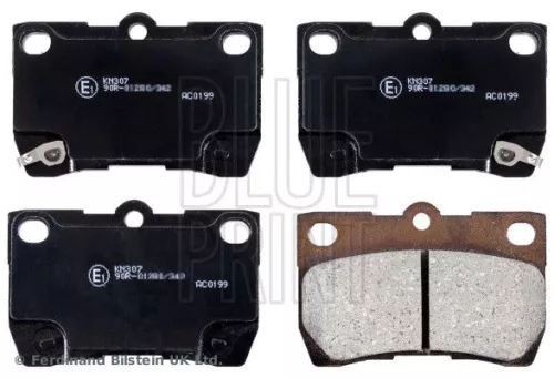 Brake Pad Set, disc brake BLUE PRINT ADT342156)