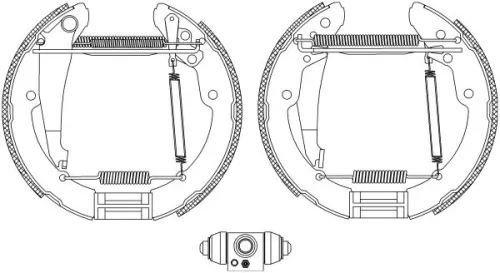 Brake Shoe Set TEXTAR 84052402)