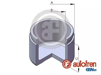 Piston, brake caliper AUTOFREN SEINSA D025395)