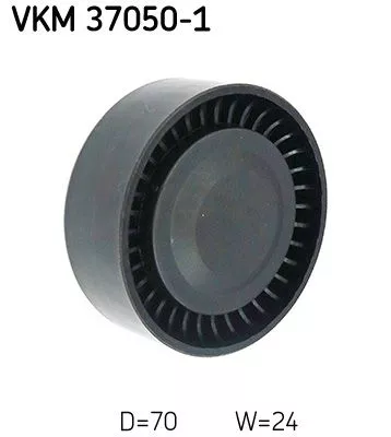Deflection/Guide Pulley, V-ribbed belt SKF VKM 37050-1)