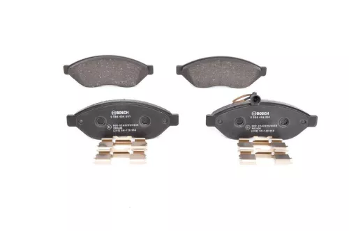 Brake Pad Set, disc brake BOSCH 0 986 494 591)