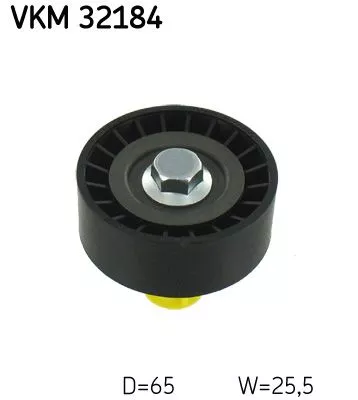 Deflection/Guide Pulley, V-ribbed belt SKF VKM 32184)