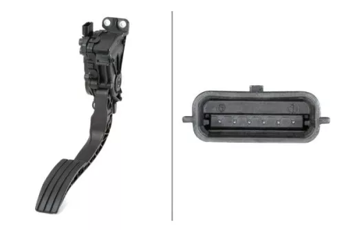 Sensor, accelerator pedal position HELLA 6PV 010 946-201)