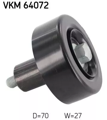 Deflection/Guide Pulley, V-ribbed belt SKF VKM 64072)