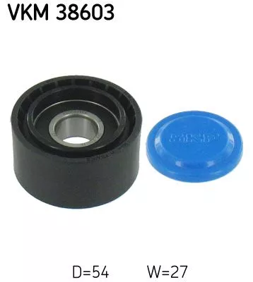 Deflection/Guide Pulley, V-ribbed belt SKF VKM 38603)