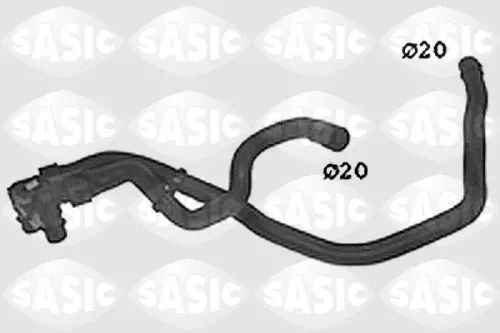 Radiator Hose SASIC SWH0502)