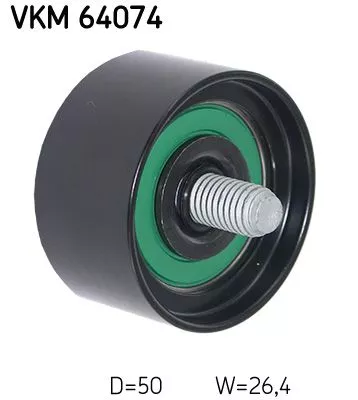 Deflection/Guide Pulley, V-ribbed belt SKF VKM 64074)