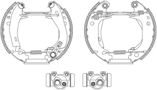 Brake Shoe Set TEXTAR 84038204)