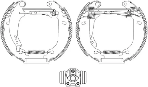 Brake Shoe Set TEXTAR 84053700)