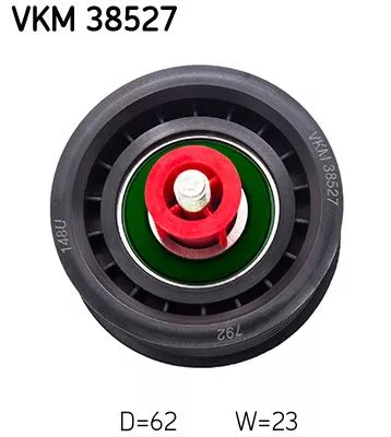 Deflection/Guide Pulley, V-ribbed belt SKF VKM 38527)