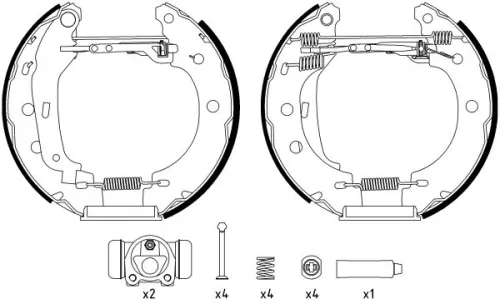 Brake Shoe Set TEXTAR 84052800)
