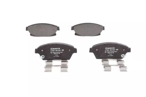 Brake Pad Set, disc brake BOSCH 0 986 494 657)