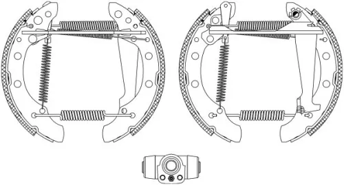 Brake Shoe Set TEXTAR 84018301)