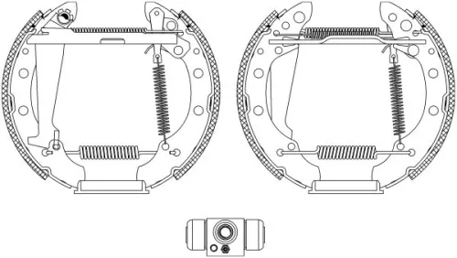 Brake Shoe Set TEXTAR 84044703)