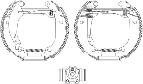 Brake Shoe Set TEXTAR 84053800)