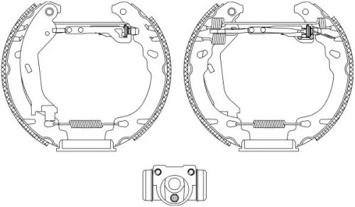 Brake Shoe Set TEXTAR 84064600)