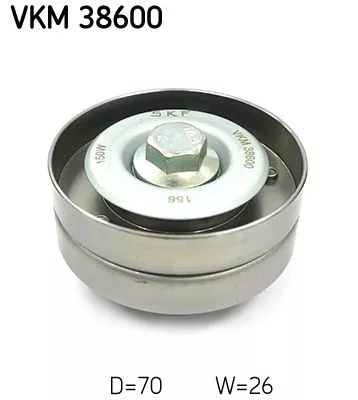 Deflection/Guide Pulley, V-ribbed belt SKF VKM 38600)