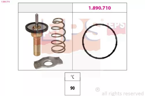 Thermostat, coolant EPS 1.880.774)