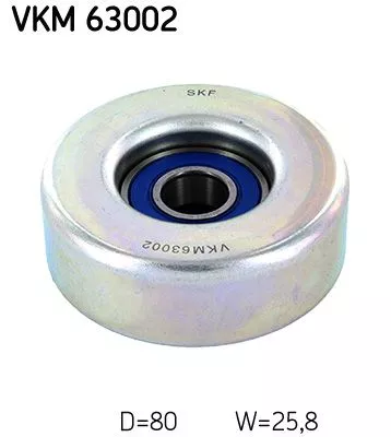 Deflection/Guide Pulley, V-ribbed belt SKF VKM 63002)