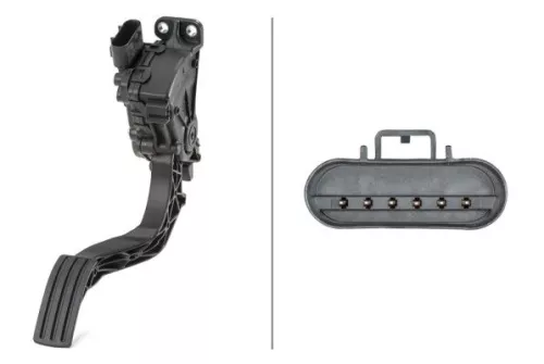 Sensor, accelerator pedal position HELLA 6PV 010 946-151)
