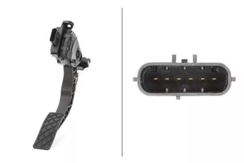 Sensor, accelerator pedal position HELLA 6PV 009 505-701)