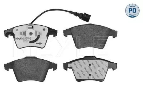Brake Pad Set, disc brake MEYLE 025 237 4619/PD)