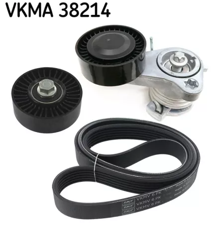 V-ribbed Belt Set SKF VKMA 38214)