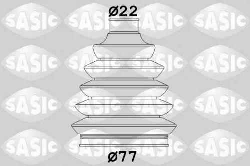Bellow Kit, drive shaft SASIC 1904036)