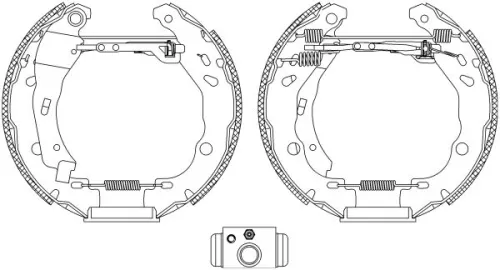 Brake Shoe Set TEXTAR 84060200)